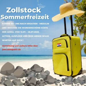 Read more about the article Sommerfreizeit 2023 nach Kroatien | für Jugendliche | 12.-26.07.2023 | noch Plätze frei!