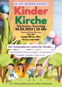 Read more about the article KinderKirche | So., 26.03. um 10 Uhr