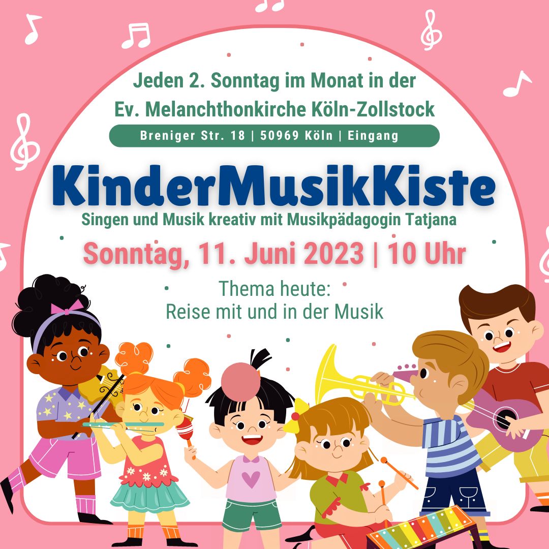 Read more about the article KinderMusikKiste | So., 10. Juni um 10 Uhr im KU-Raum