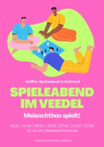 Mehr über den Artikel erfahren Melanchthon spielt! | Do., 27.03. ab 18 Uhr | ohne Anmeldung