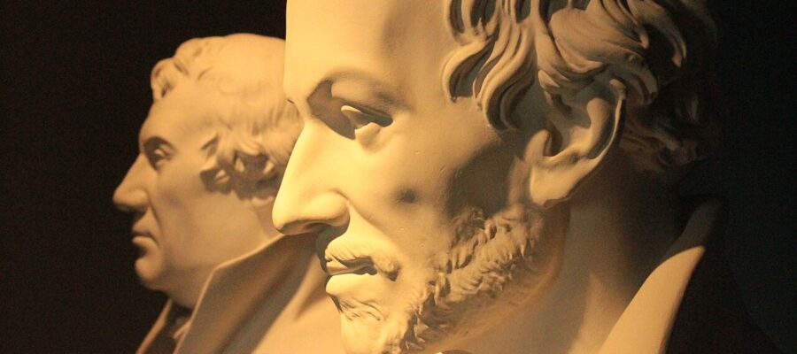 Melanchthon_with_Luther_behind,_by_Schadow,_Melanchthon_House_Museum,_Wittenberg