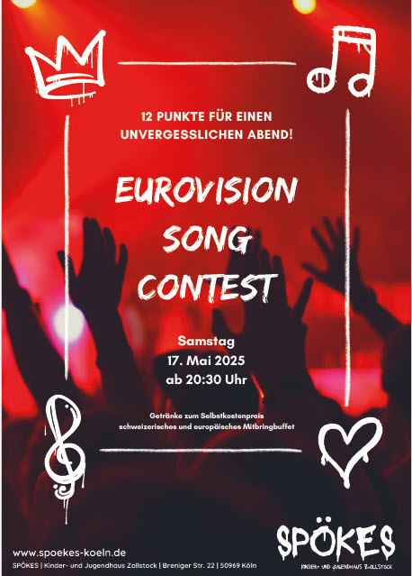 Du betrachtest gerade Eurovision Song Contest-Finale | Sa., 17.05. ab 20:30 Uhr | SPÖKES