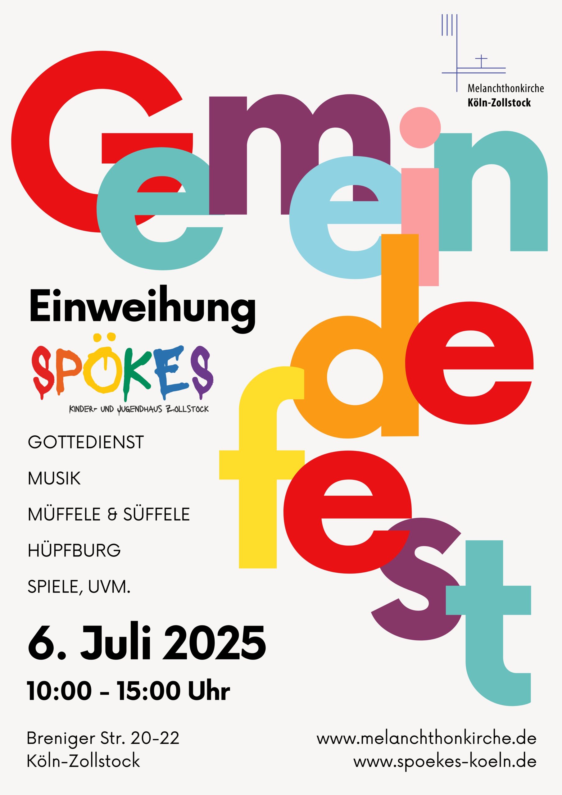 Du betrachtest gerade Gemeindefest | SPÖKES-Eröffnung | So., 06.07.