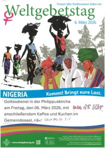 Mehr über den Artikel erfahren Weltgebetstag NIGERIA | 06.03. um 15 Uhr | Philippuskirche