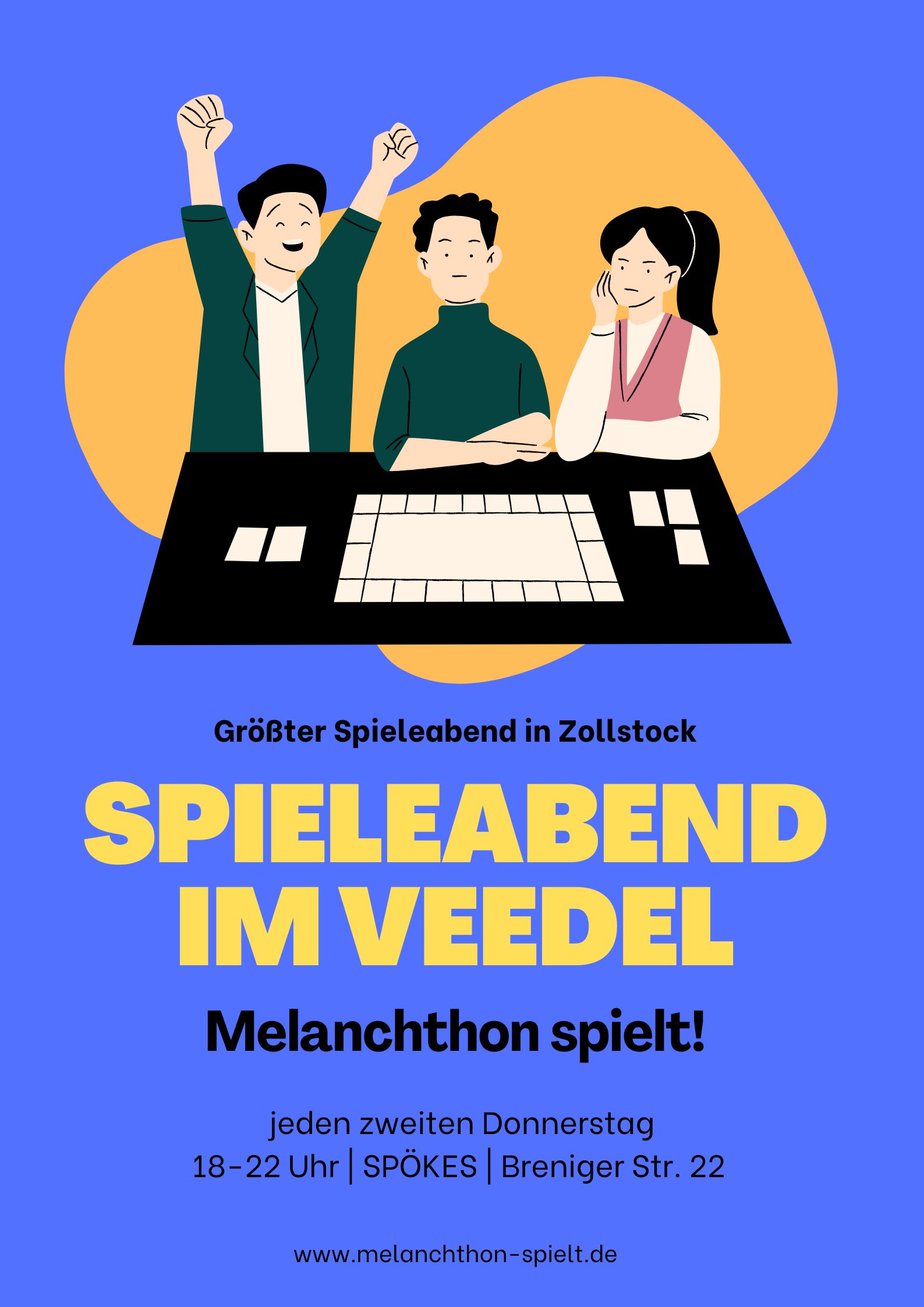 Mehr über den Artikel erfahren Melanchthon spielt! | Do., 23.04. | ab 18 Uhr | ohne Anmeldung