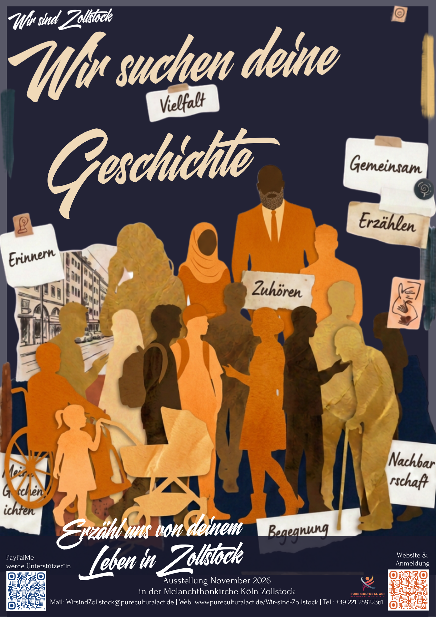 Mehr über den Artikel erfahren Wir sind Zollstock – Wir suchen Deine Geschichte | Kulturprojekt von Sascha Salmen, Zollstock