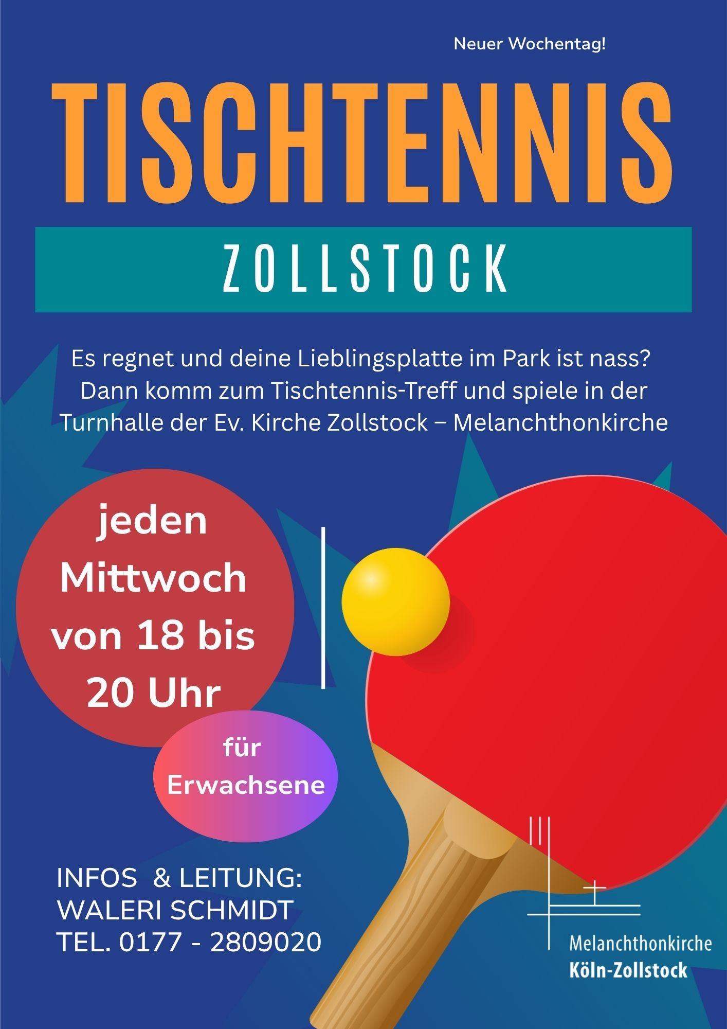 Mehr über den Artikel erfahren Tischtennis für alle | mittwochs in der Turnhalle | 18 – 20 Uhr