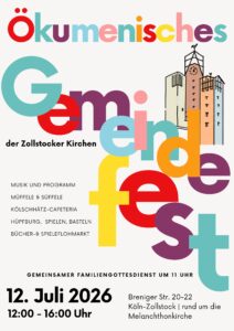 Mehr über den Artikel erfahren Ökumenisches Gemeindefest | So., 12.07.