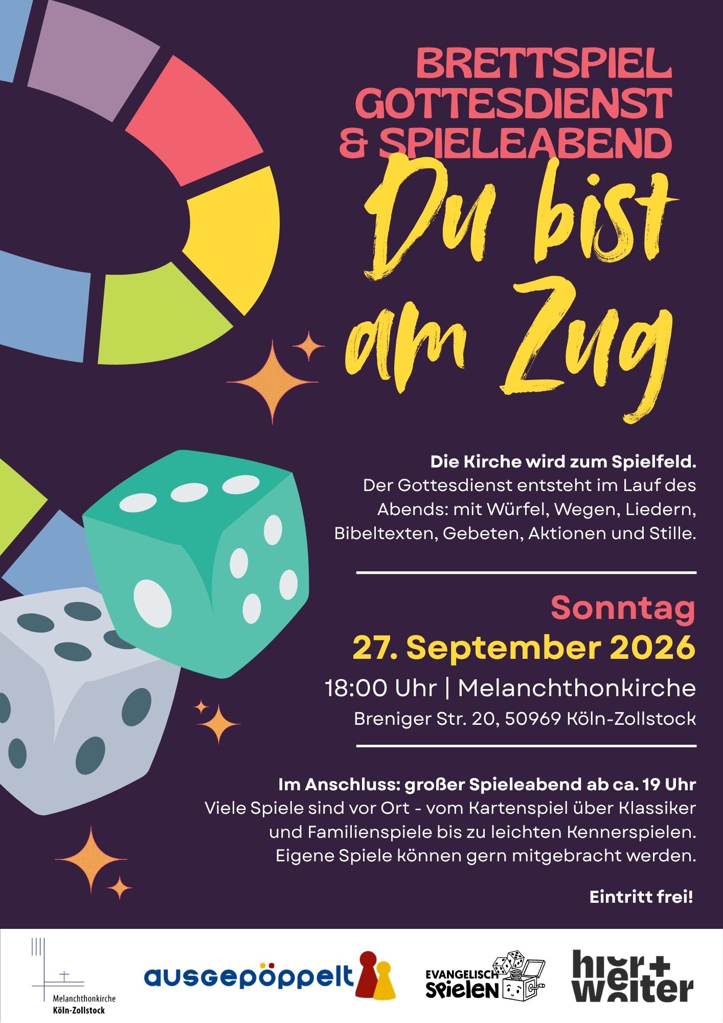 Du betrachtest gerade Abendgottesdienst „Kirche wird Spielfeld“ | 27.09. um 18 Uhr | Kirchsaal