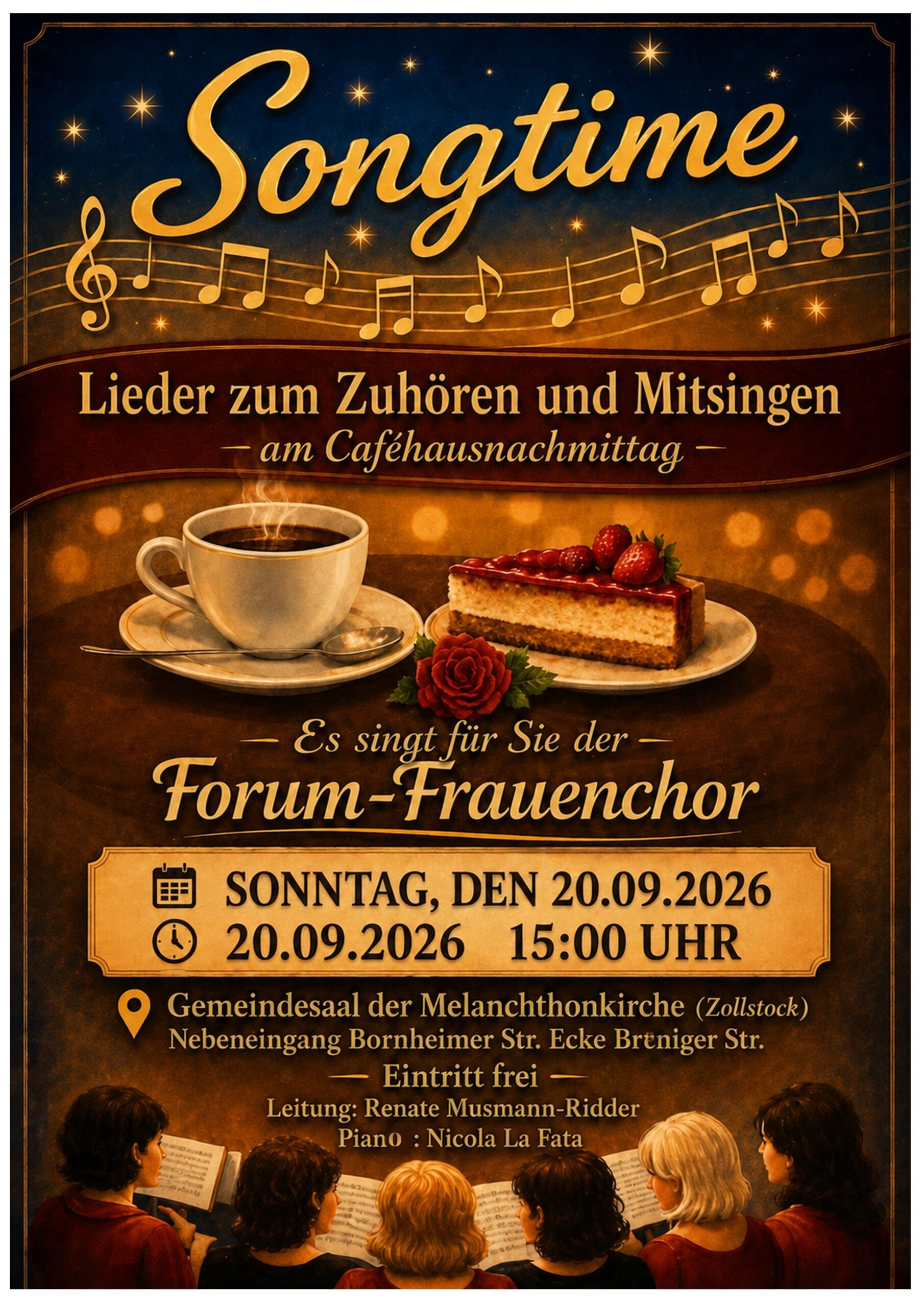 Du betrachtest gerade Caféhausmusik „Songtime“ | So., 20.09. um 15 Uhr
