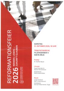 Mehr über den Artikel erfahren Reformationsfeier in der Trinitatiskirche | Sa., 31.10. | 18 Uhr
